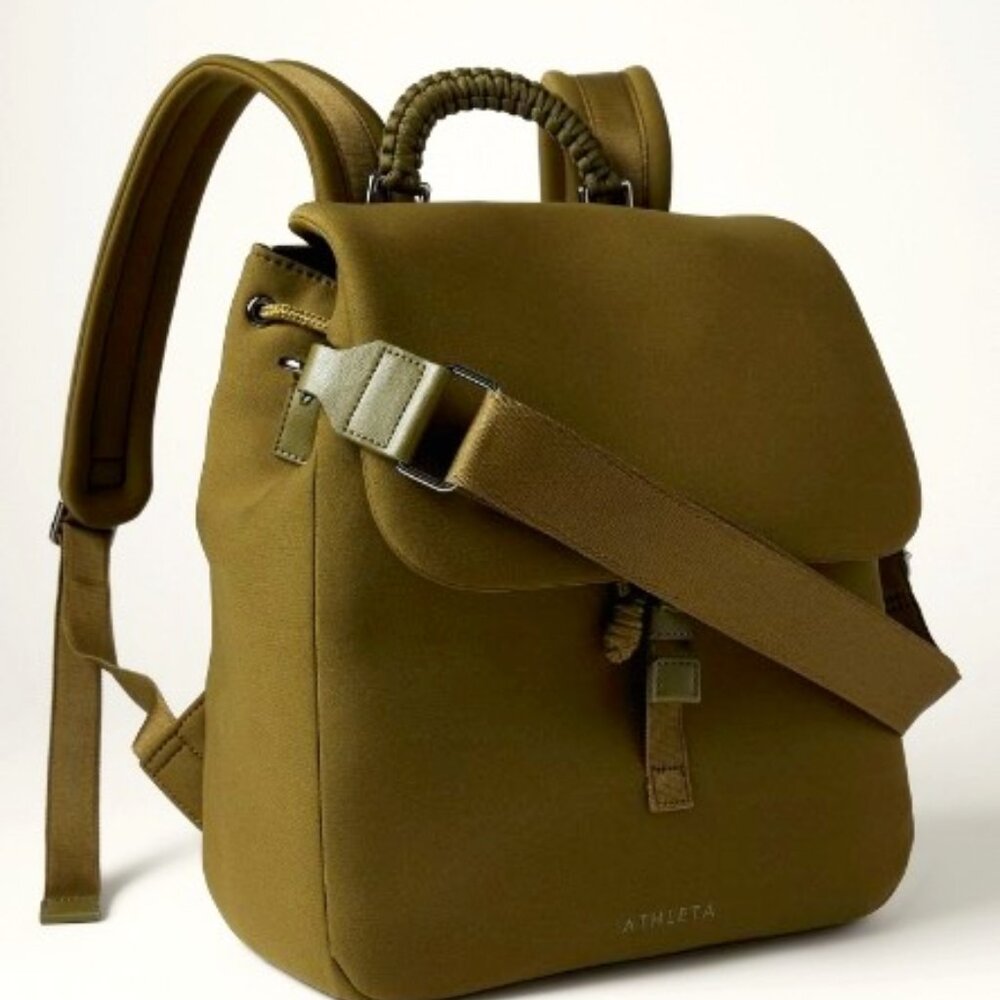 Athleta Revive Convertible Backpack- Arm Green